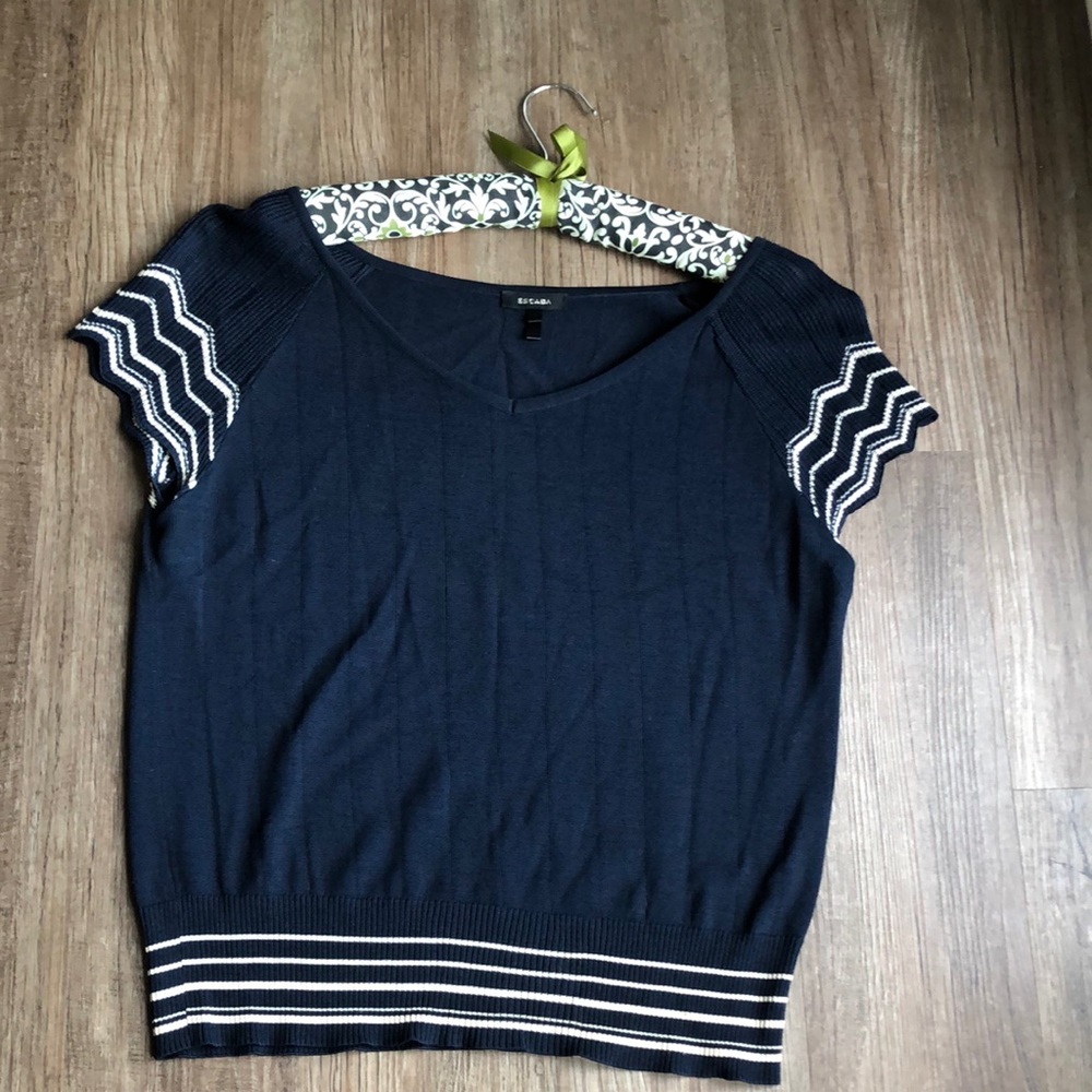 Escada knit top.
